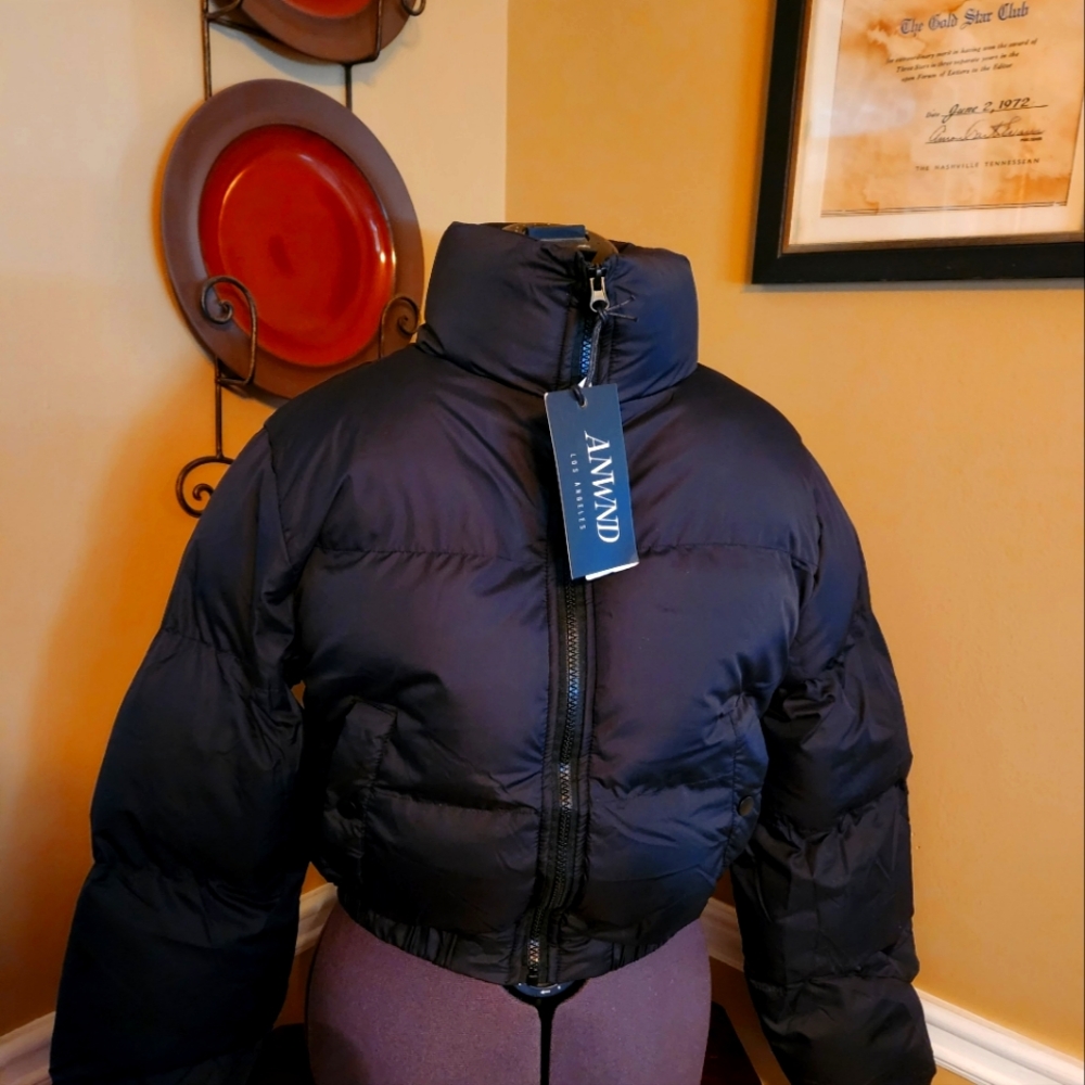 Puffer Jacket ANWIND LOS ANGELES SIZE SMALL BLACK